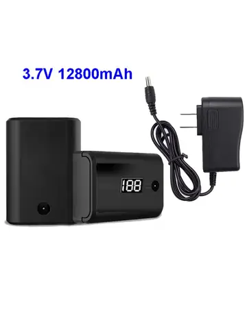 New Original  3.7V 12800mAh large capacity rechargeable laser level battery, suitable for 8/12/16 line level tool battery