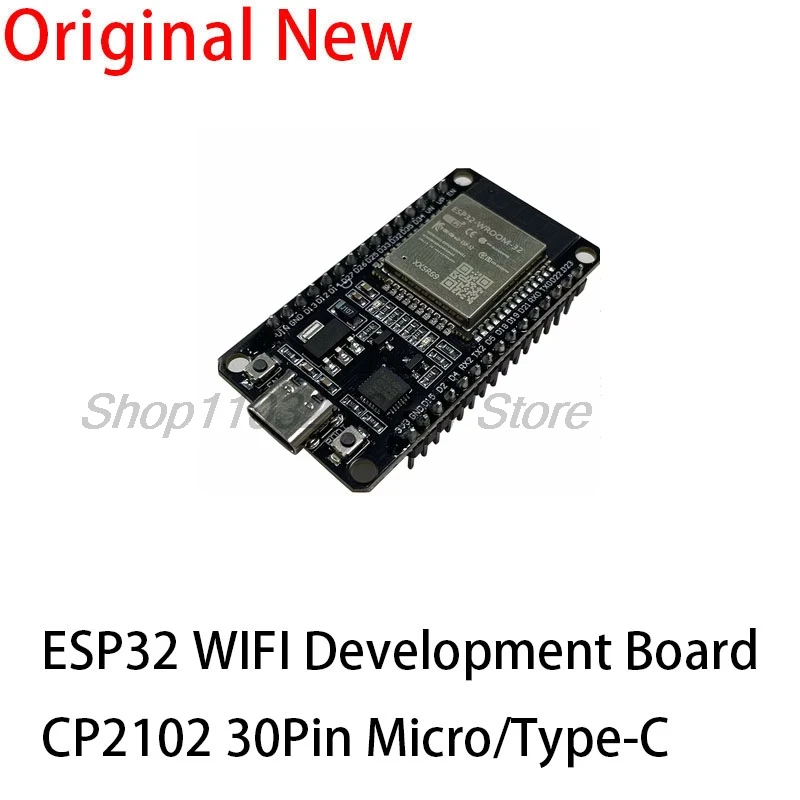 Carte de développement ESP32, Module WIFI Bluetooth 2.4G, 30 broches CP2102, Micro type-c, consommation d'énergie Ultra faible, double cœur ESP-32