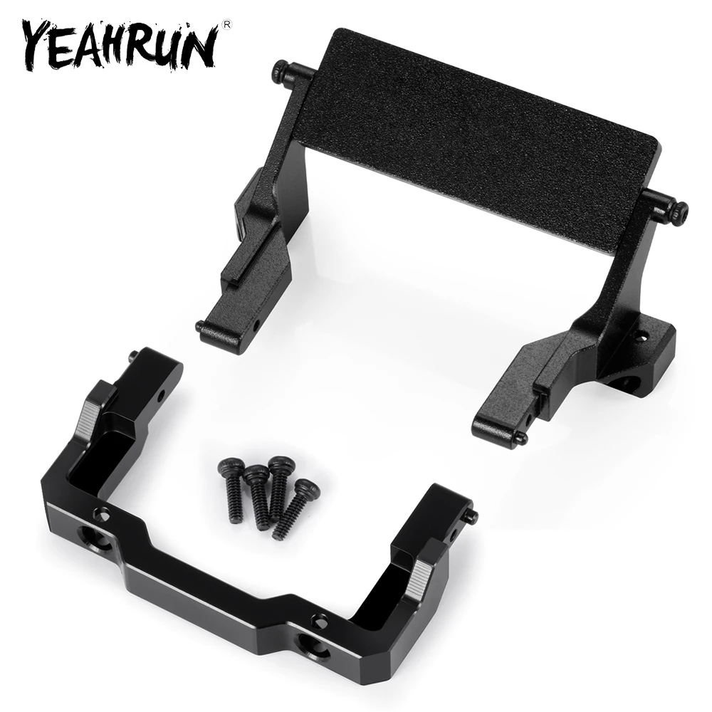 YEAHRUN Alu Alloy Front Rear Car Body Shell Fixing Mount for Axial SCX24 Base Camp 1/24 RC Car Upgrade Accessories Parts