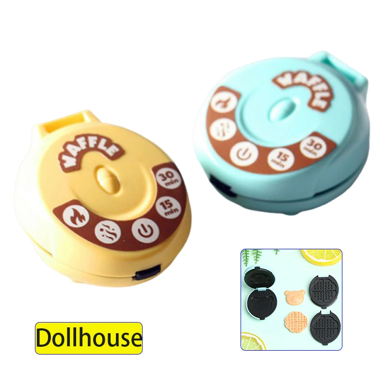 1set Dollhouse Miniature Electric Oven Mini Bread Maker Model Kitchen Furniture Accessories For Doll House Decor Toys