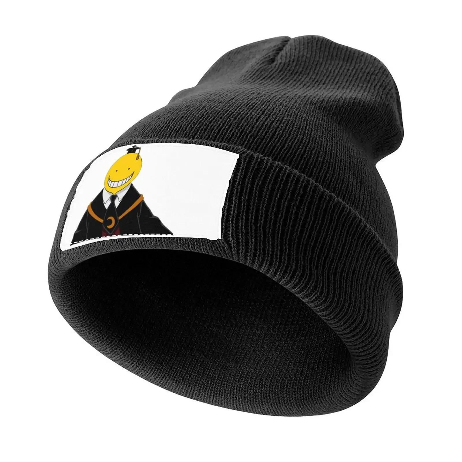 

Koro Sensei White face Knitted Cap fishing hat Hat Man Luxury Mountaineering custom Hat Women's Men's