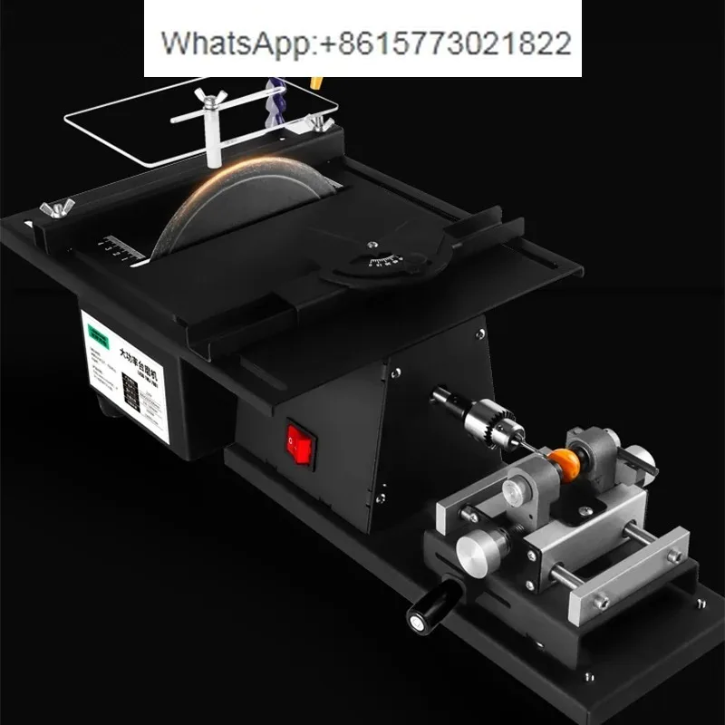 2500W Multifunctional Jade Polishing and Cutting Machine Small Table Grinding Engraving Machine Table Saw Polishing Jade Tools