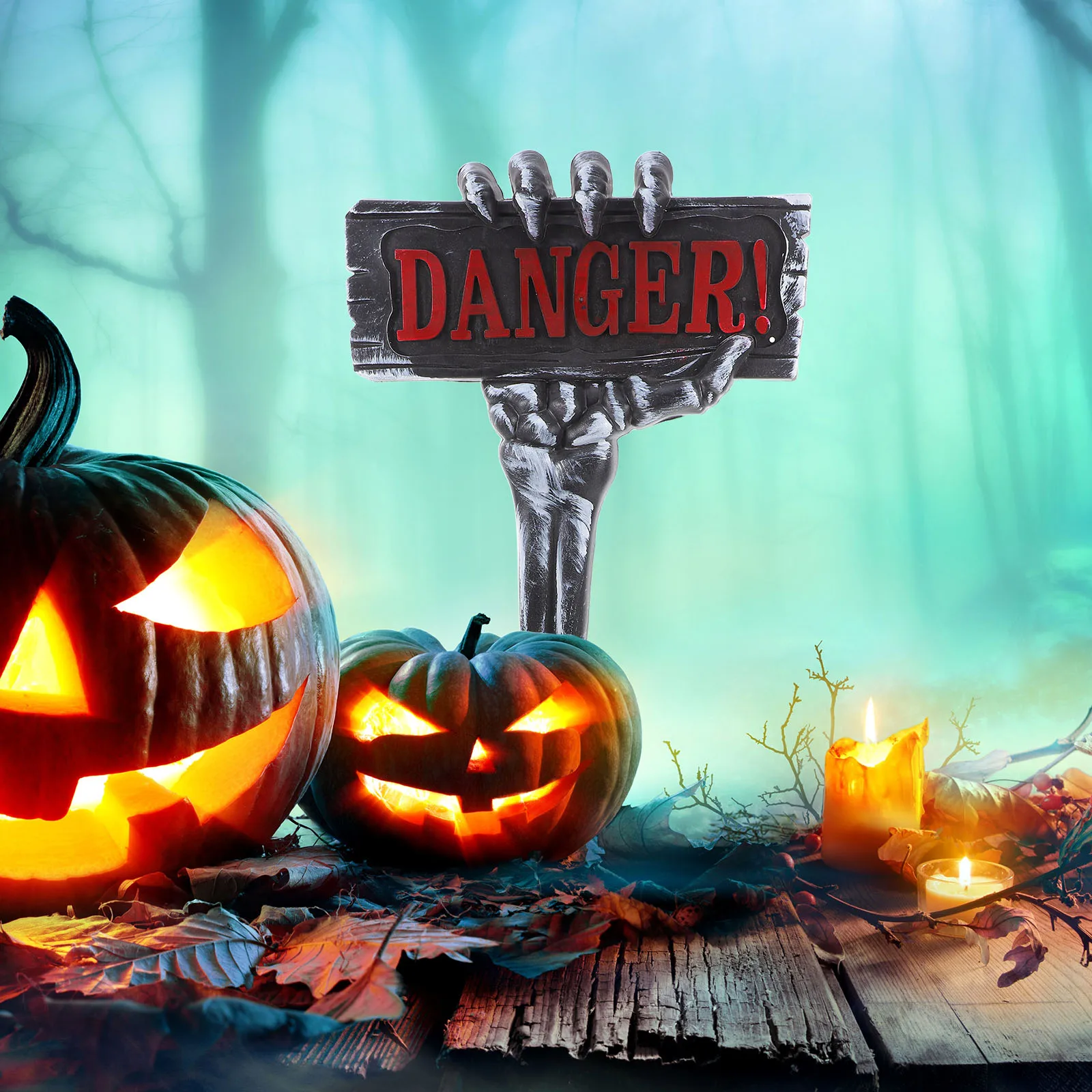 

Ghostly Hand Stake Durable Plastic Scary Outdoor Signs Decorations Yard Stakes Walkway Themes Present Ideas Halloween Decor