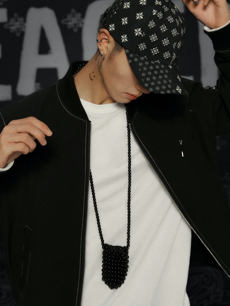 

Bla Baseball Jaet Pilot Coat Мужское весенне-осеннее новое пальто Sle Label со съемной строчкой Faion Urban из полиэстера и нейлона