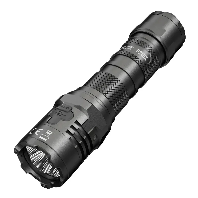 NITECORE P20iX USB-C Rechargeable Flashlights Super Bright Military Tactical Flashlight 4000 lumens 5000mAh NL2150HPi Battery