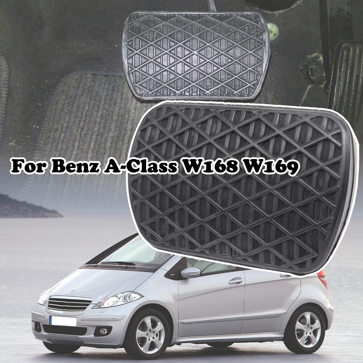 Automatic Brake Pedal Rubber Pad Cover Replancement Part For Benz A-Class W168 W169 A140 A160 A160CDI A170CDI A150 A170 A180CDI