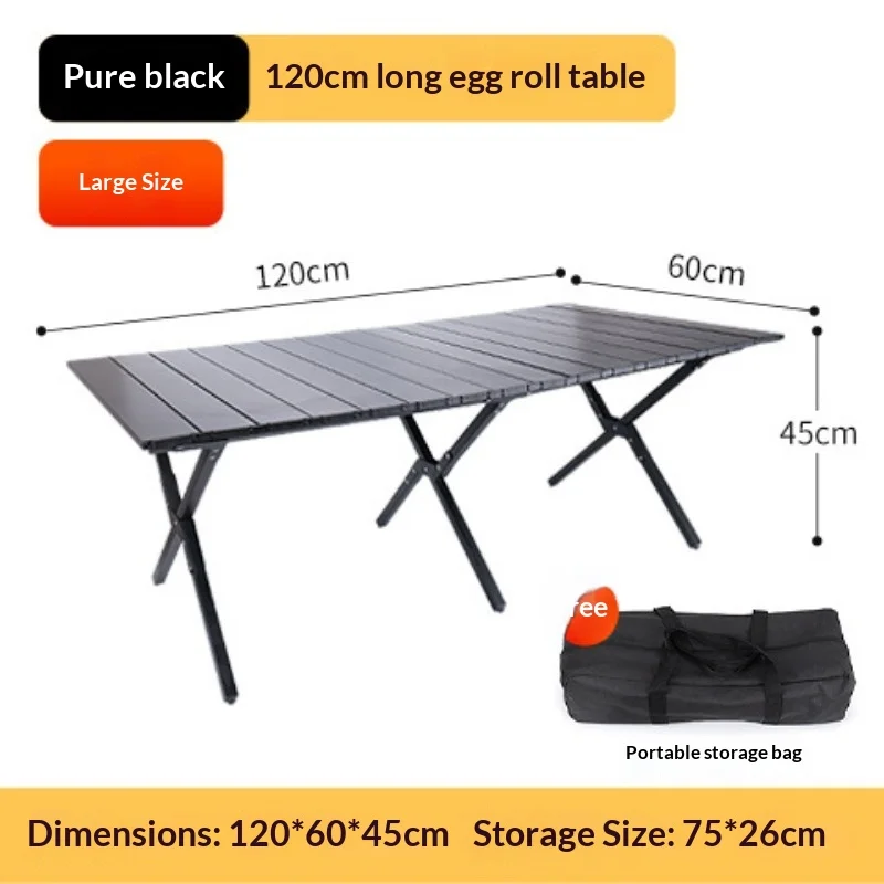 

Легкий алюминиевый складной стол для пикника на открытом воздухе, прочный портативный стол для кемпинга, сада, газона, вечеринок, мебель для использования на природе