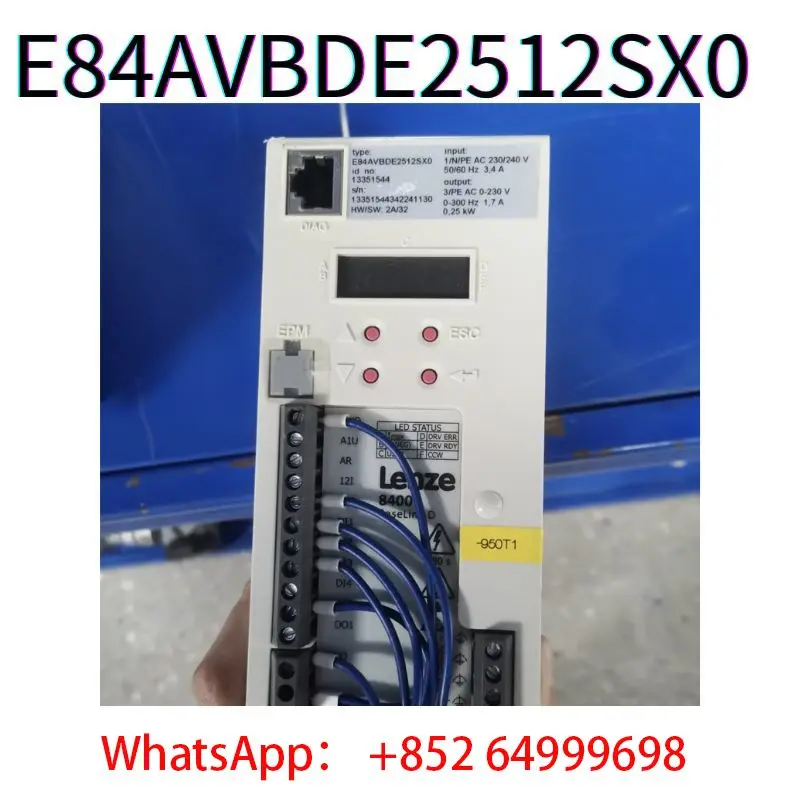 

second-hand 8400 frequency converter E84AVBDE2512SX0 tested ok