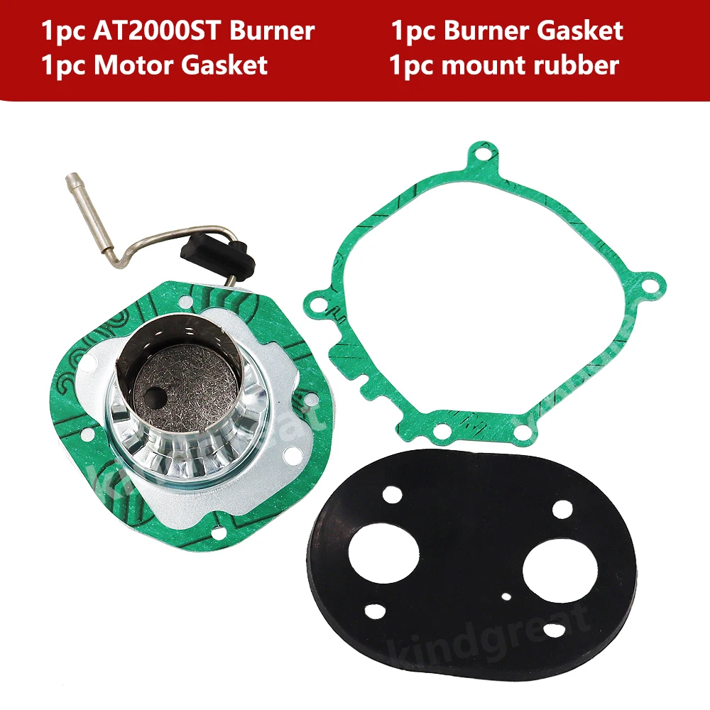 

Parking Heater Service Kits 1302799A |1322585A Burner Insert + Burner Gasket + Motor Gasket + Mount Rubber For Webasto AT2000 ST