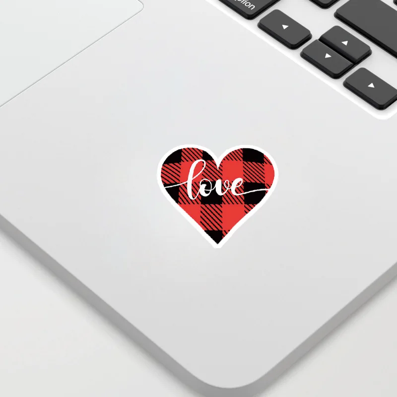 10/30/50pcs Valentine Love Heart Text Stickers Laptop Bicycle Guitar Skateboard Sticker Kid DIY Graffiti Waterproof Stickers Toy