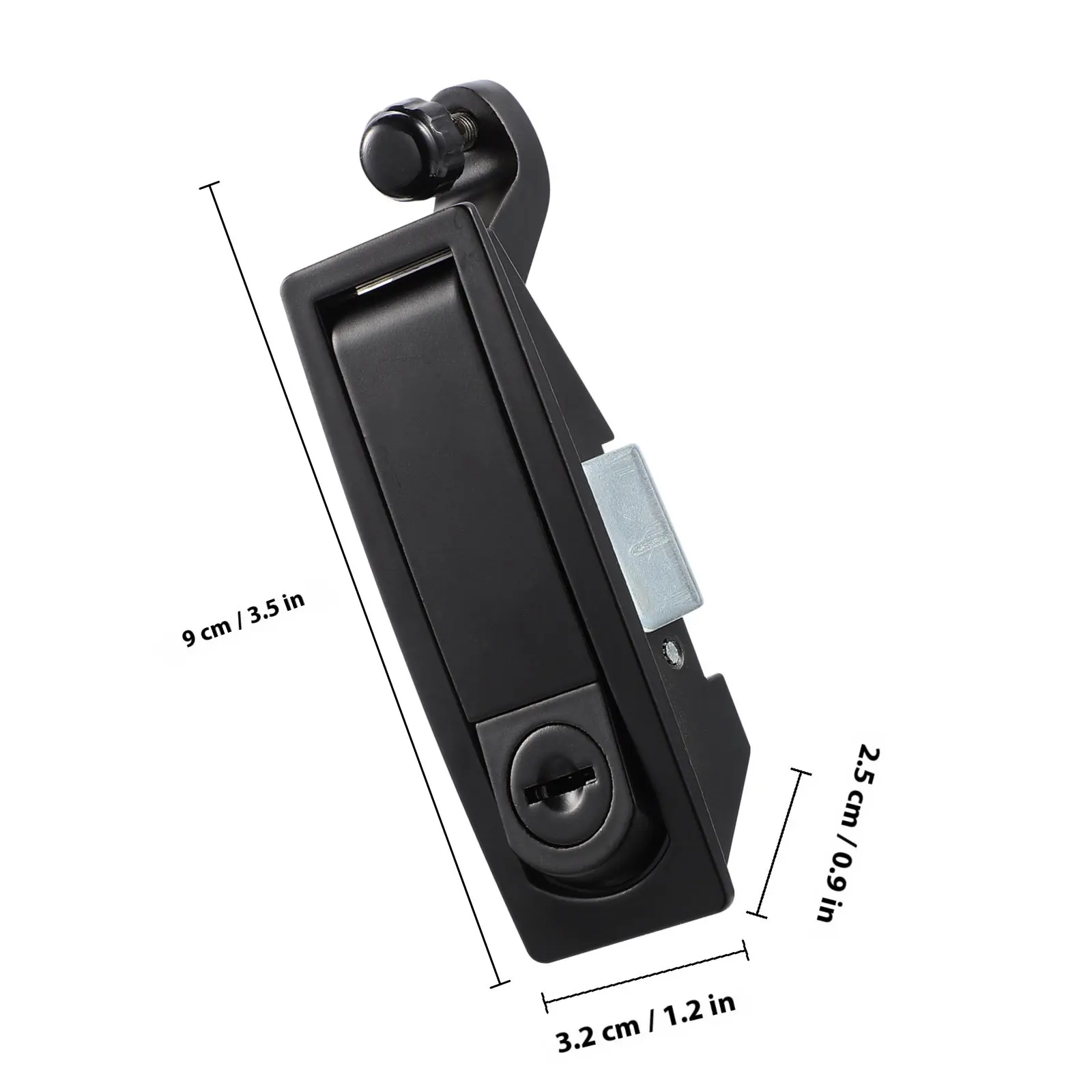 2Sets Compression Latches Lock Zinc Alloy Heavy Duty for Wooden Case Cabinet Tool Box Corrosion Resistant Hand Operated Key