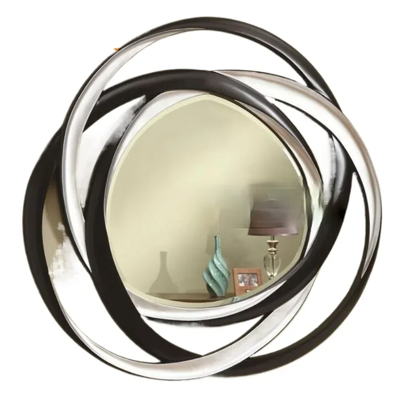 

Modern Simple Hallway Decorative Mirror Wall-Hanging Mirror Living Room Sofa Background Wall Hanging Mirror Dining-Side