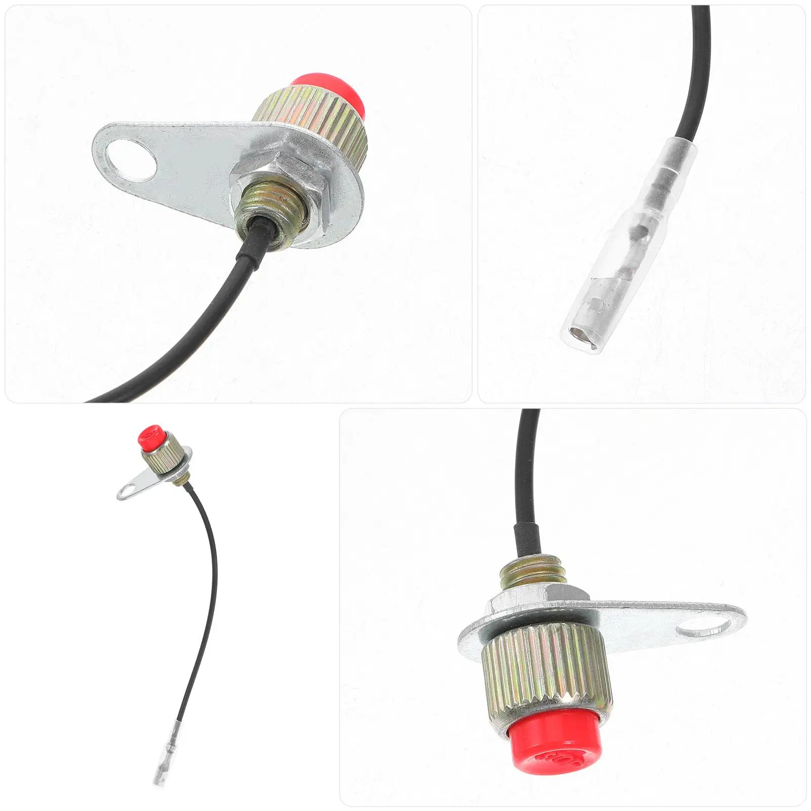 4pcs Kill Switch Lawnmower Trimmer Garden Easy Install Lightweight Compact Stop Switch Control Gardening Tools Replacement Parts