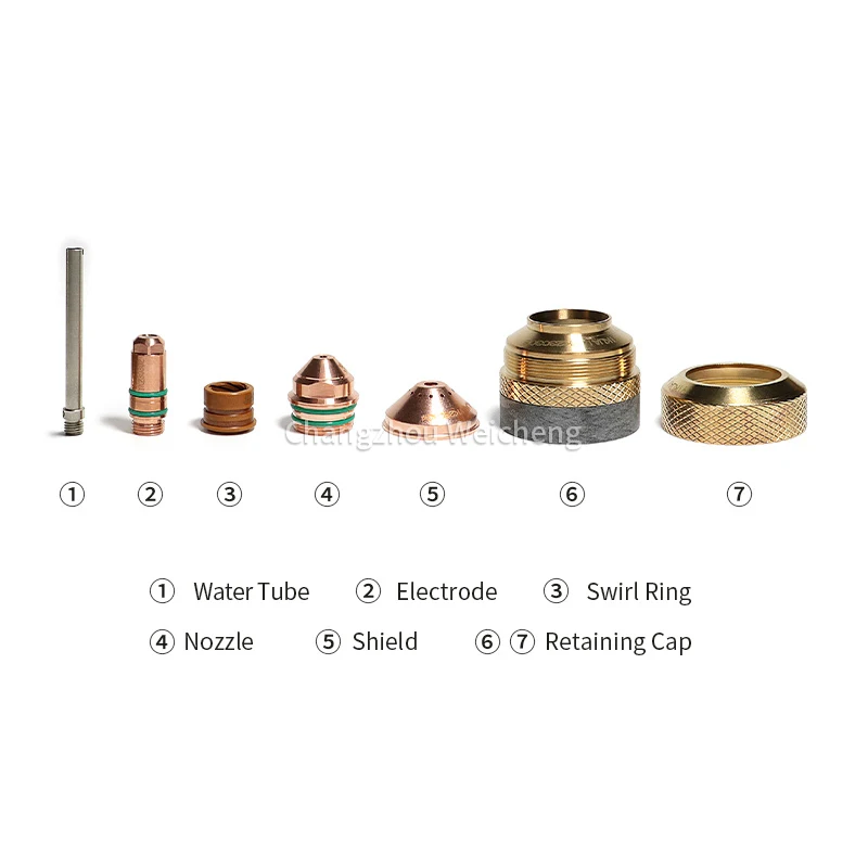 YK300 Anello a spirale YK230307 Consumabili per taglio al plasma in rame per saldatura