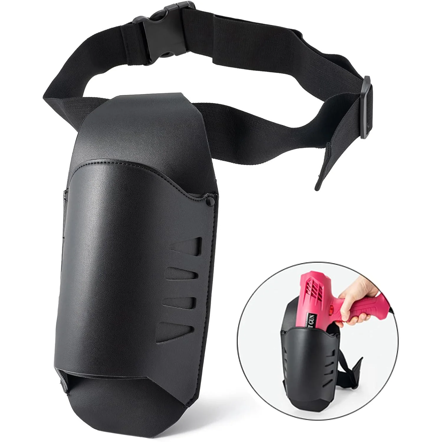 

Автомобильная пленка, сумка для переноски тепловой пушки, поясная сумка для термоусадочной пушки с тонизом окна, поясная сумка из искусственной кожи для переноски виниловой пленки