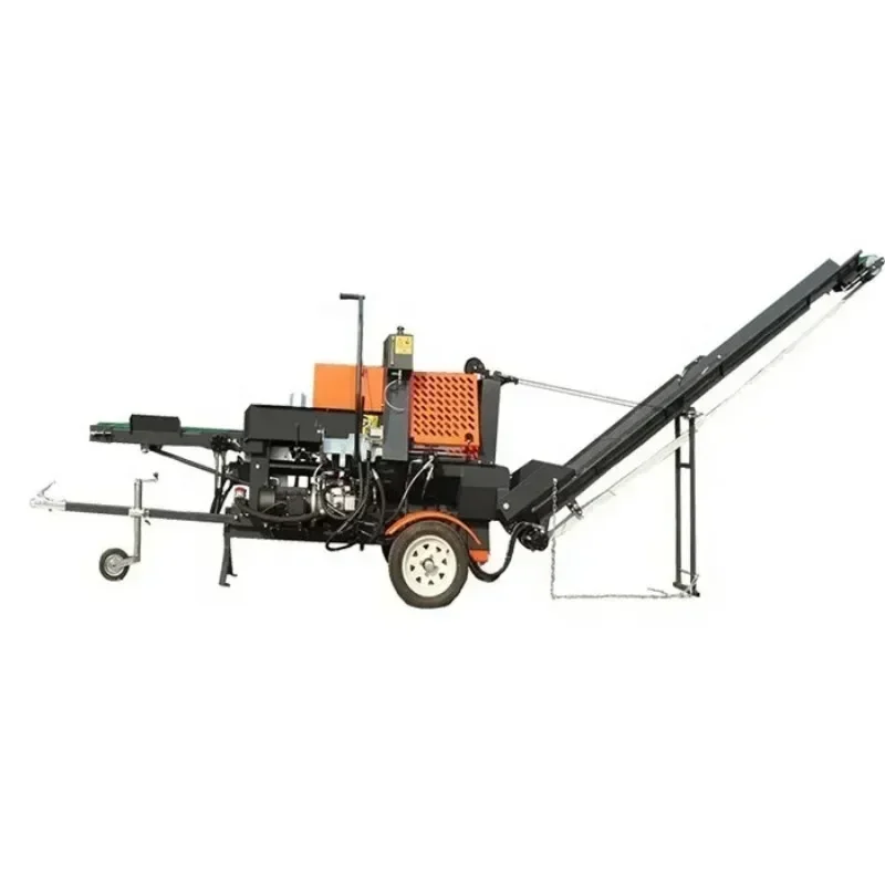 2025 Automatic Firewood Processor Log Splitter Wood Splitting Machine CE Approved Firewood Processor