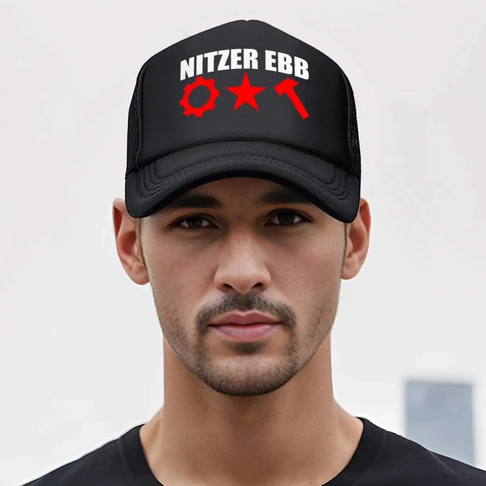 Nitzer Ebb - EBM - قبعة بيسبول جانبية حقيبة شاطئية قبعة حصان قبعة رجل فاخر فاخر امرأة قبعة رجالي قبعات نسائية #5