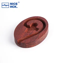 NiceHCK-Crochet d'oreille en bois pour bricolage, Shaper, Portable, Ear Holder, Cable Accessrespiration