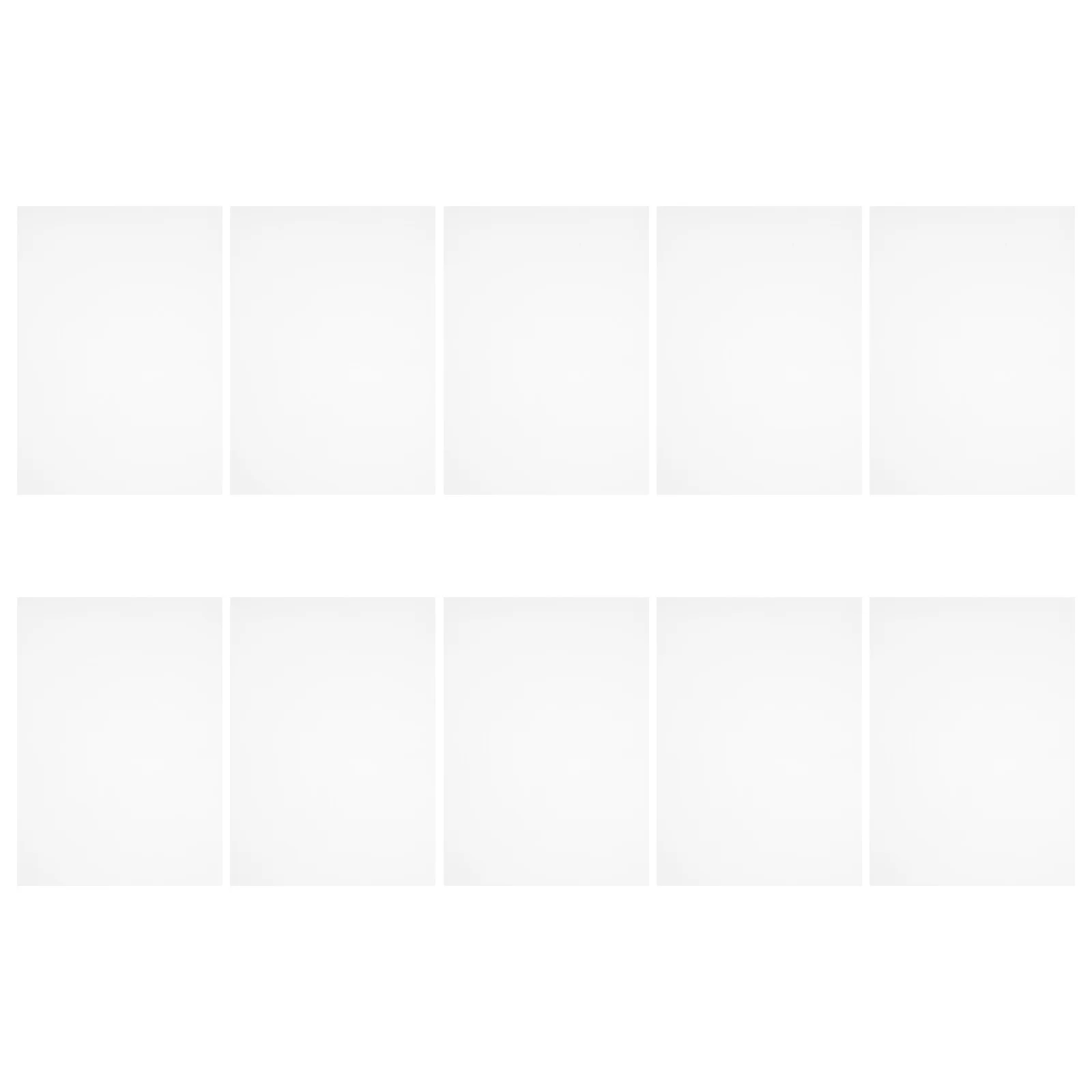 

10Pcs Transparent PVC Sheets Fire Retardant Plastic Panels for Craft Supplies Picture Frame Cover Tabletop Protector Laser