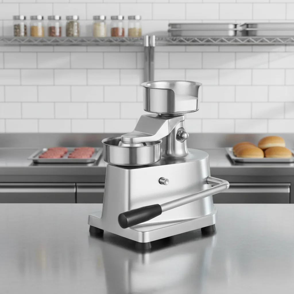 Commercial 6‑Inch 150mm Manual Hamburger Patty Press for Restaurant & Hotel Burger Patty Making