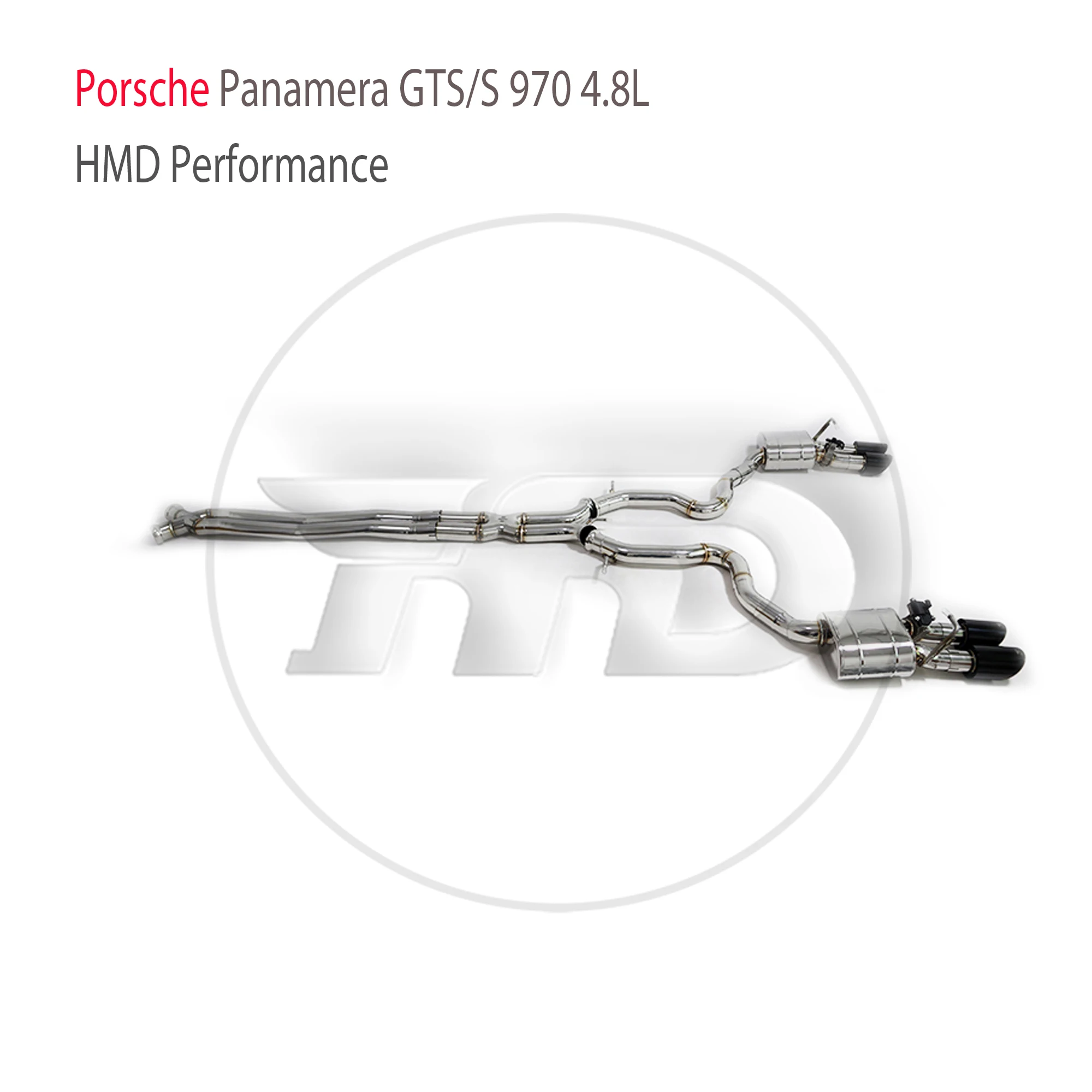 HMD Stainless Steel Exhaust System Performance Catback For Porsche Panamera GTS S 970 4.8L Car Electronic Valve Muffler 