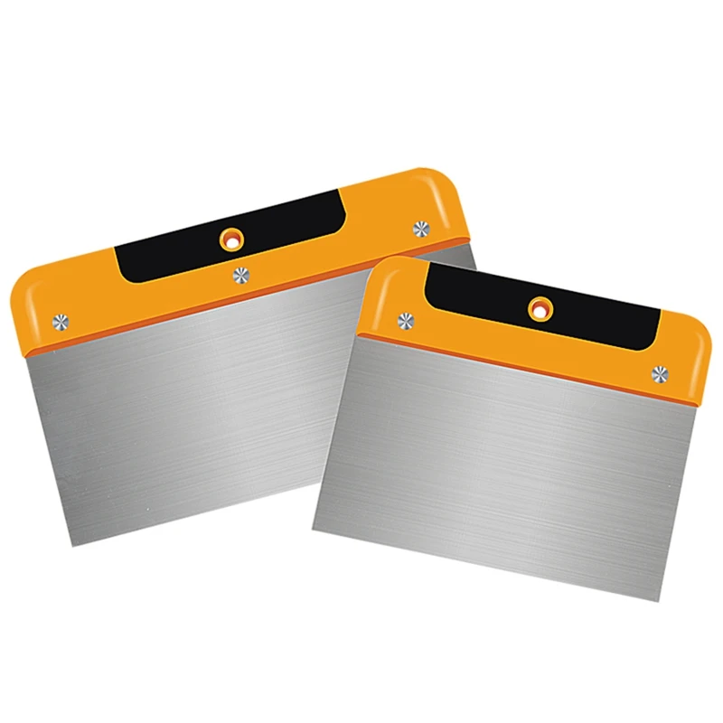 อุปกรณ์ทาสีเกียงโป๊วสีขนาด4/6/8/10นิ้วเครื่องมือขูดปูนฉาบวอลเปเปอร์ตกแต่งผนังขูด