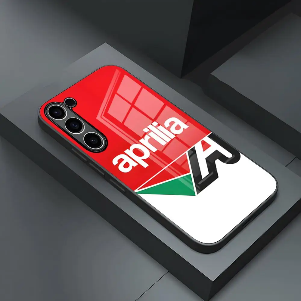 Coole A-Aprilia Racing Farbige Handyhülle für Samsung S26 Ultra S25 S23 S24 S22 S20 S21 Fe A57 A17 A37 A54 A34 A53 A16 Glasabdeckung