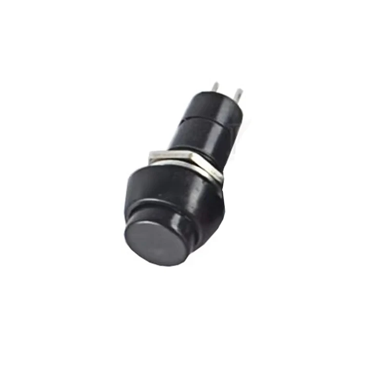 6Pcs PBS-11A / PBS-11B 12mm Self-Locking Self-Reset Plastic Round Push Button Switch 3A 250V AC 2PIN 6 Color