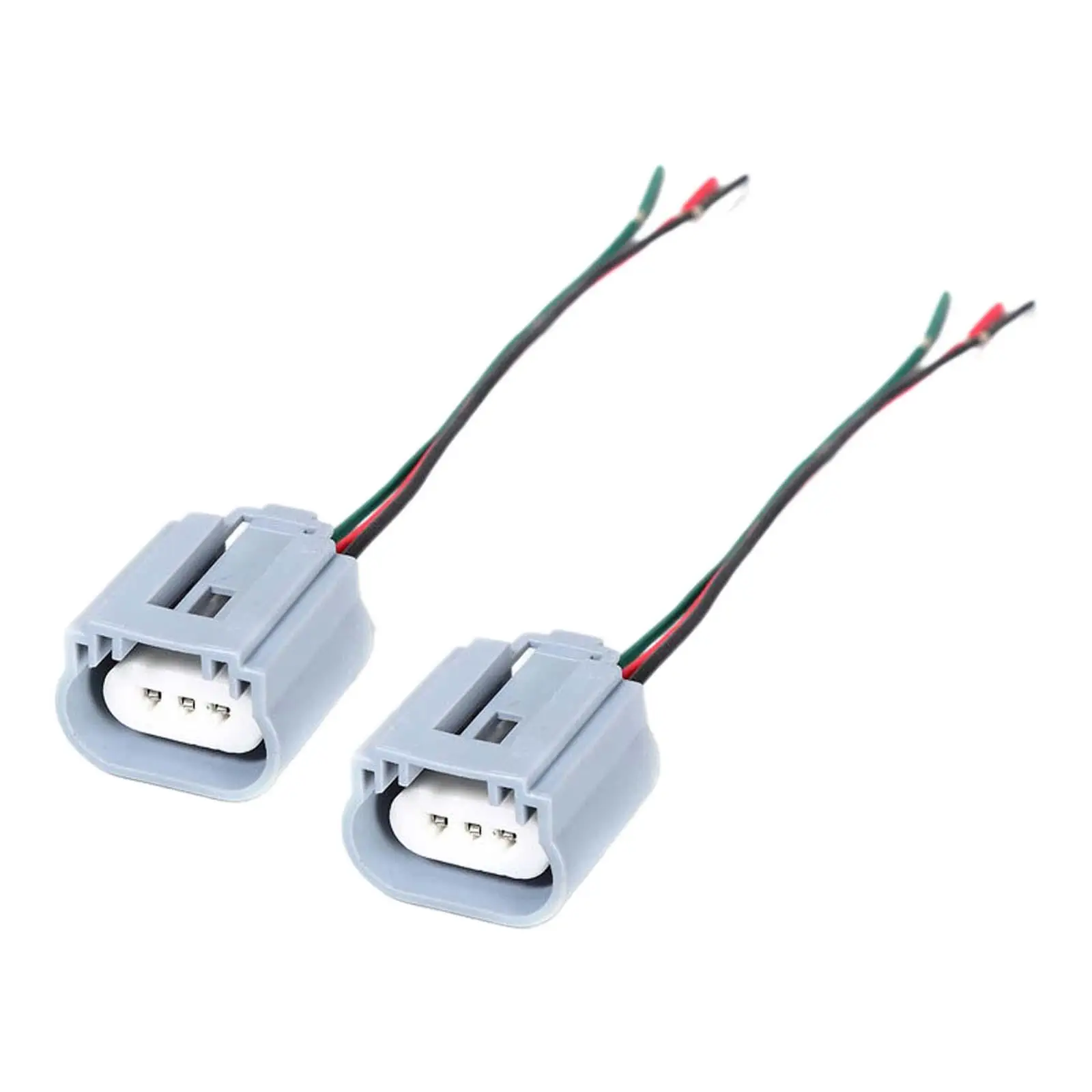 Conector cerâmico do farol para luzes de nevoeiro, plugue fêmea portátil, H13, 2pcs