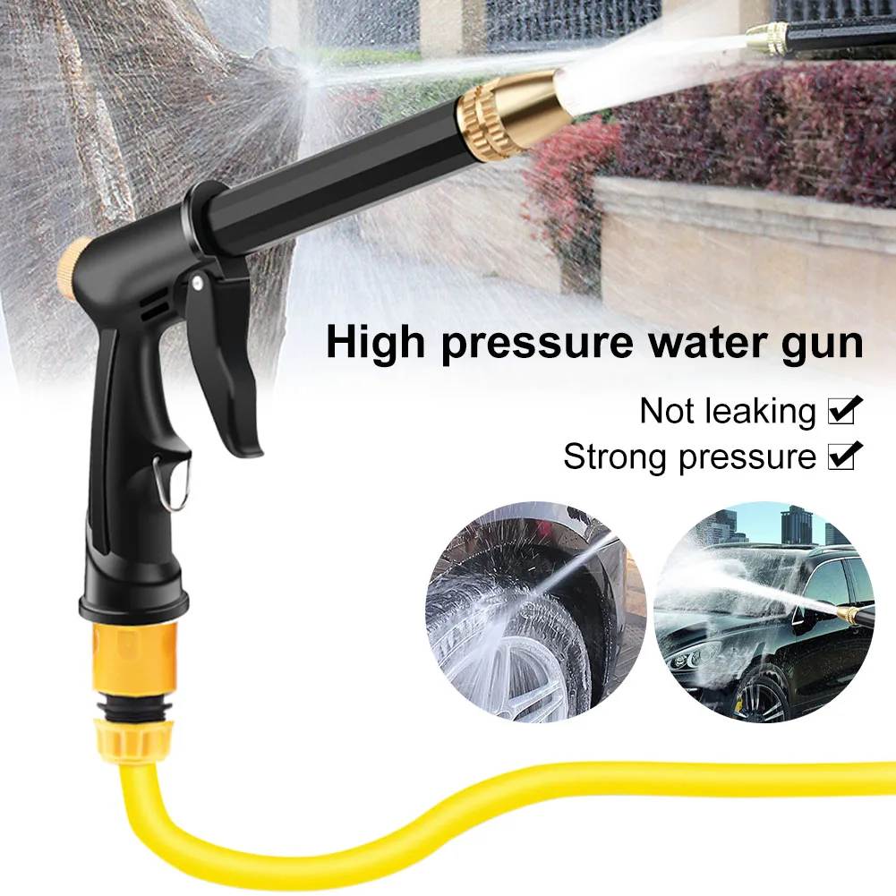 

Portable High Pressure Water Gun For Cleaning Car Wash Machine Garden Watering Hose Nozzle Sprinkler Foam Water Gun Car gadgets