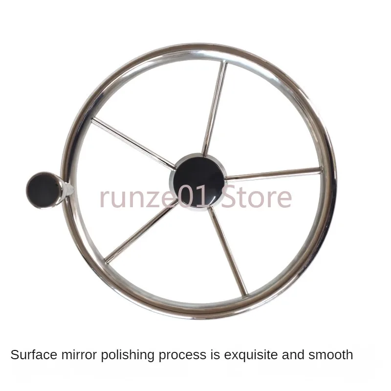 

Shipboard steering wheel control with speedboats, outboard motor, hydraulic system, steering gear control
