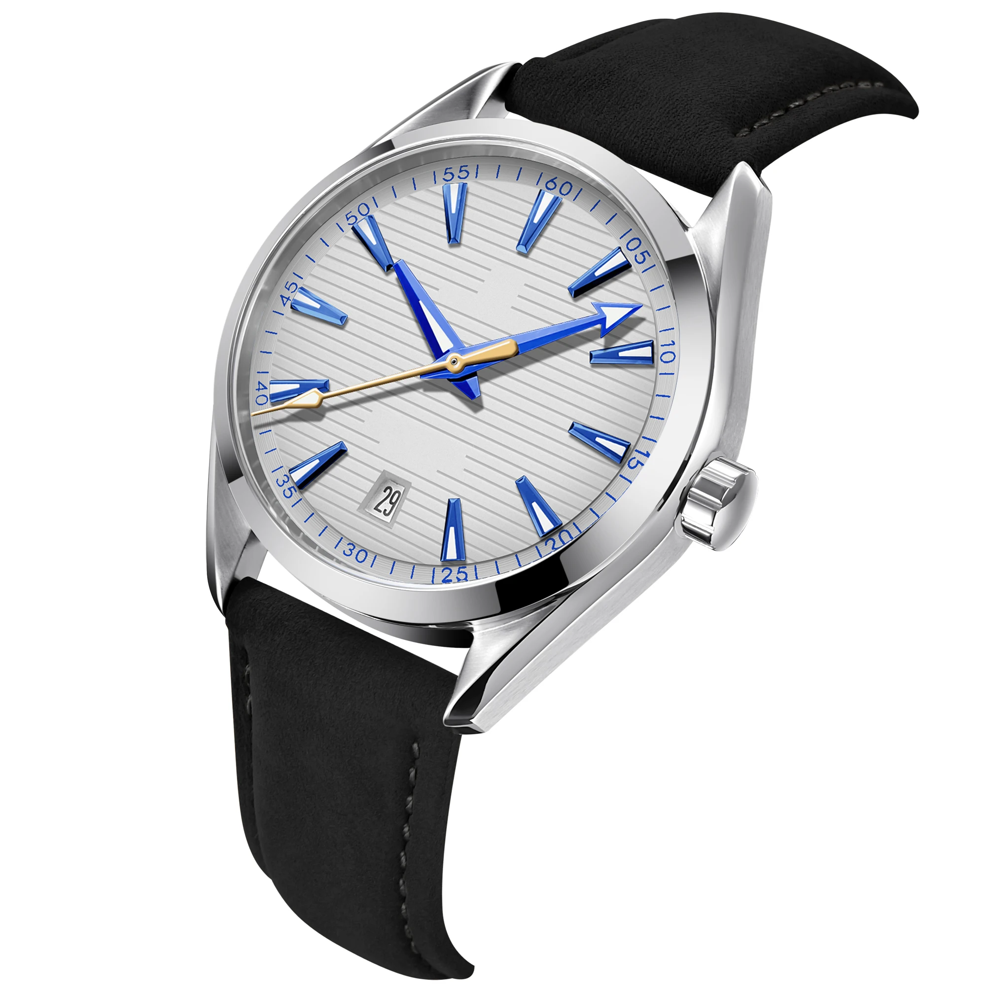 Benutzerdefiniertes Logo DIY 41mm NH35 Uhrwerk Herrenuhr Wasserdicht Hochwertige Luxus-Saphirglas Herrenuhr RELOJ FOR YOU – Detail 11