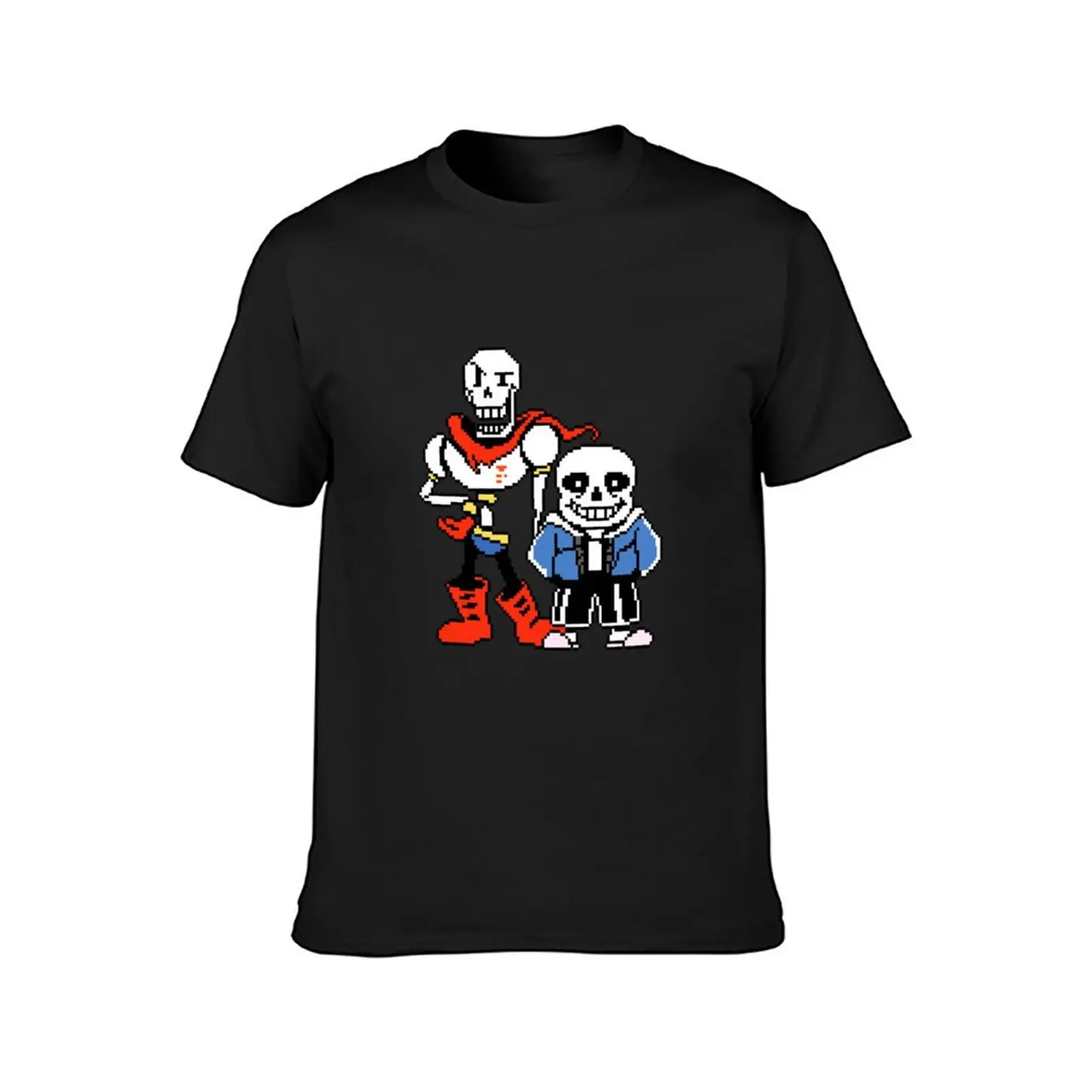 Undertale - Sans and Papyrus T-Shirt plus sizes anime Men's clothing