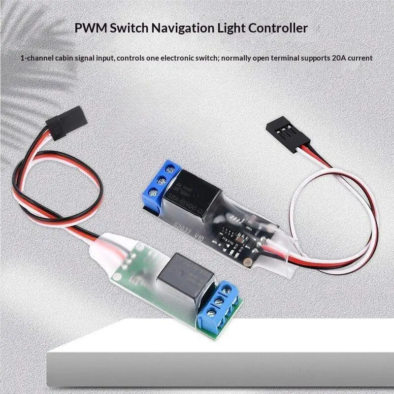 RC Aircraft PWM Relay Switch Electronic Module 5-12V Electronic Switch Receiver Control Board For RC Model Light DIY Parts
