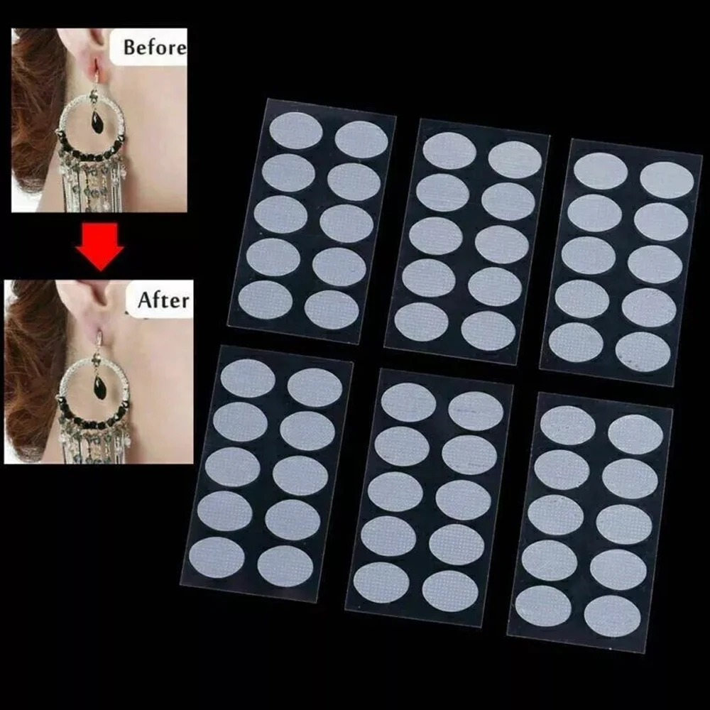 100-Patch Invisible Ear Lift For Ear Lobe Support Ear Care For Stretched Torn Ear Lobes&Relieve Strain From Heavy Earring