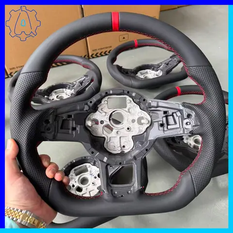 Alcantara leather steering wheel suitable for VW Golf MK7 7.5 GTI GTD GTE R Polo GTI Tiguan MK2 Passat B8 Sport steering wheel