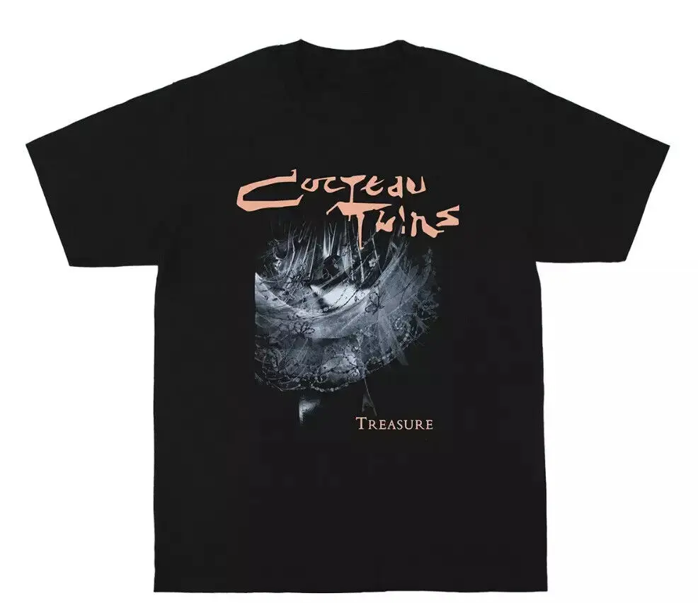 

Vtg Cocteau Twins Treasure Album Cotton Black Unisex t-Shirt