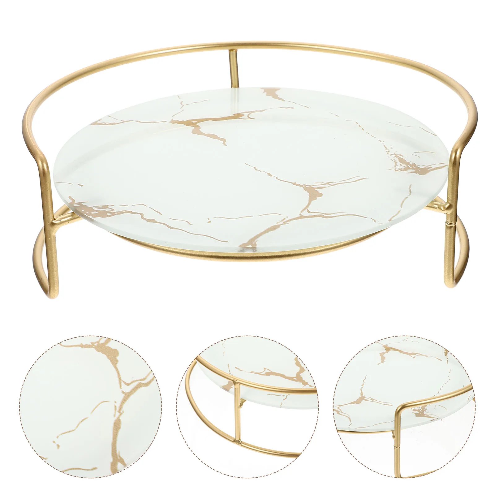 

Zinc Alloy Countertop Organizer Vanity Rack Storage Shelf Toiletries Holder Bathroom Tray Skin Care Products Rack