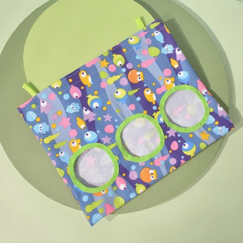 أكياس تغذية القش الأرنب 1/2/3 ثقوب الكرتون المطبوعة خنازير غينيا معلقة المغذية شينشيلا الغذاء المنظم قفص الحيوانات الأليفة لوازم #6