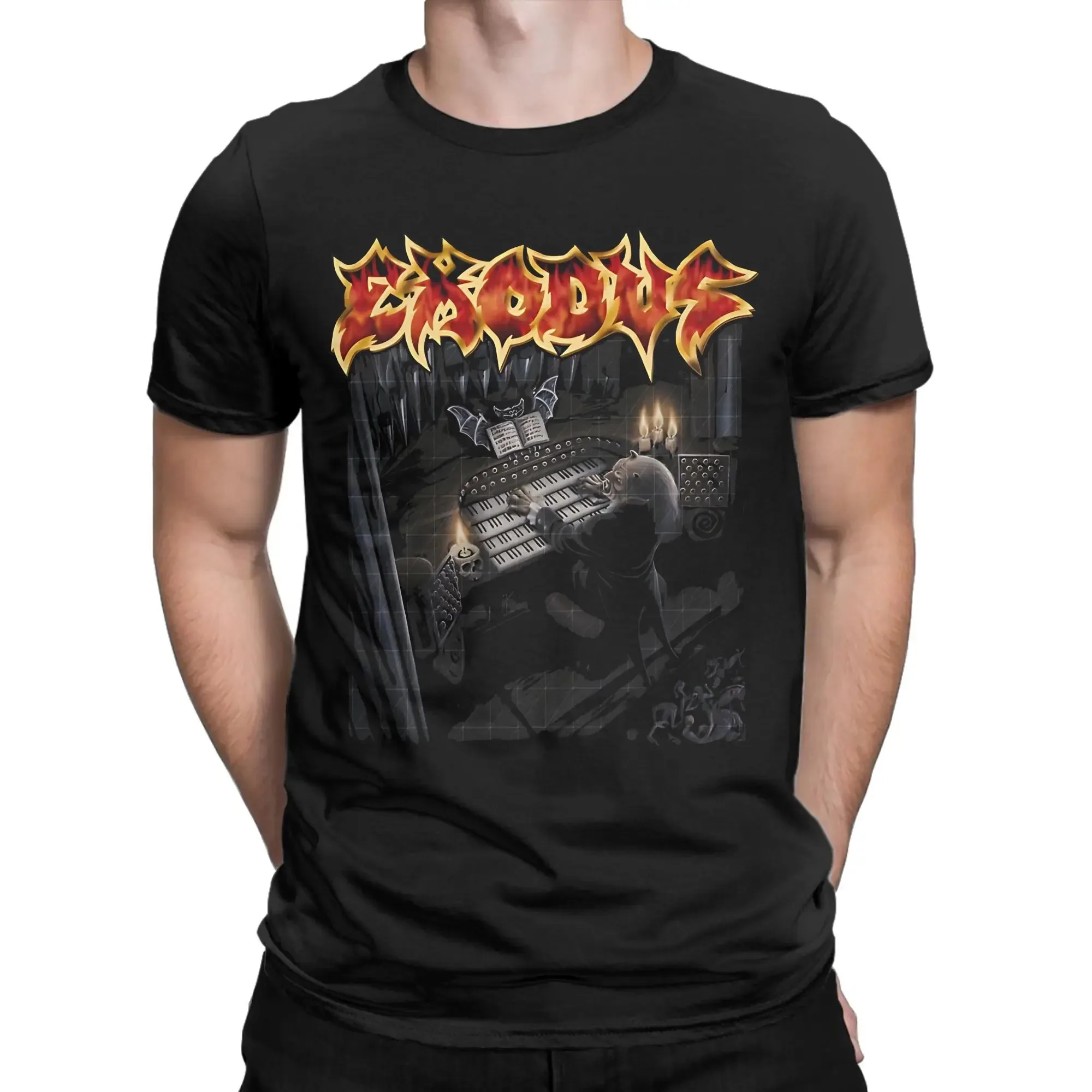 

Heavy Metal Exodus Apparel Men Women T Shirt Cotton Tee Graphic Printed T-shirt Clothes