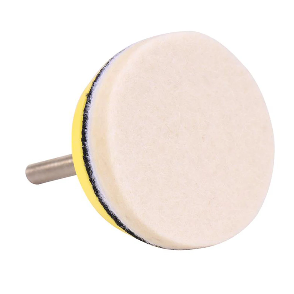 11 sztuk 50mm filc wełniany nakładka polerska z trzpieniem szlifowanie polerowanie tarcza polerska elektronarzędzie metal/biżuteria/zegarek wełniana nakładka polerska