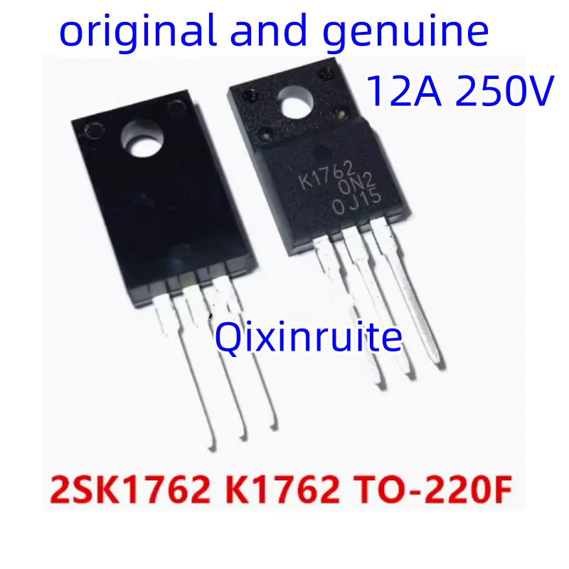 Qixinruite   Brand new original genuine 2SK1762=K1762 TO-220F MOSFET 12A 250V transistor