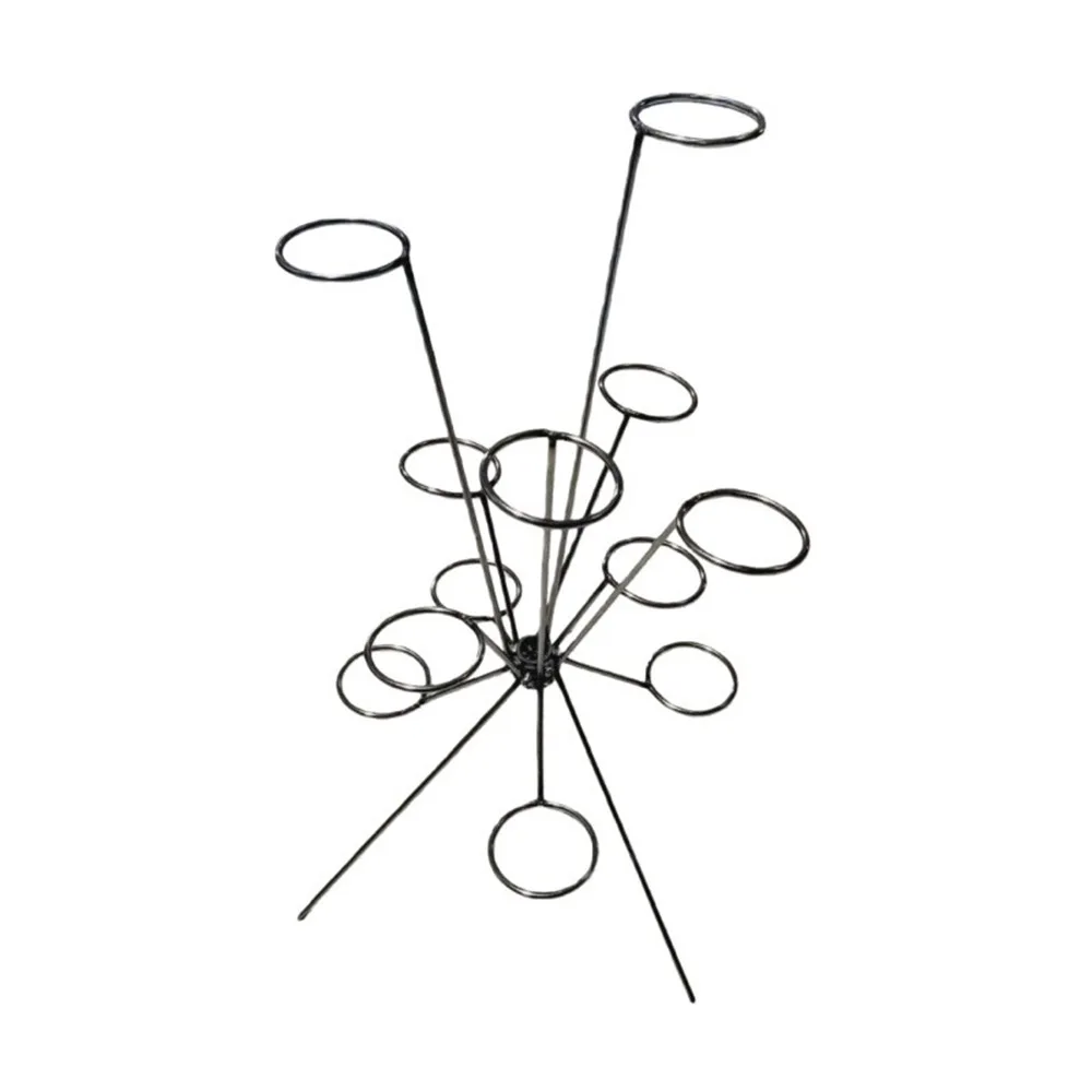 

Creative Round Metal Fruit Bowl Simple Sleek Surface Fruit Storage Rack Sturdy Decorative Fruit Display Stand Home Decoration