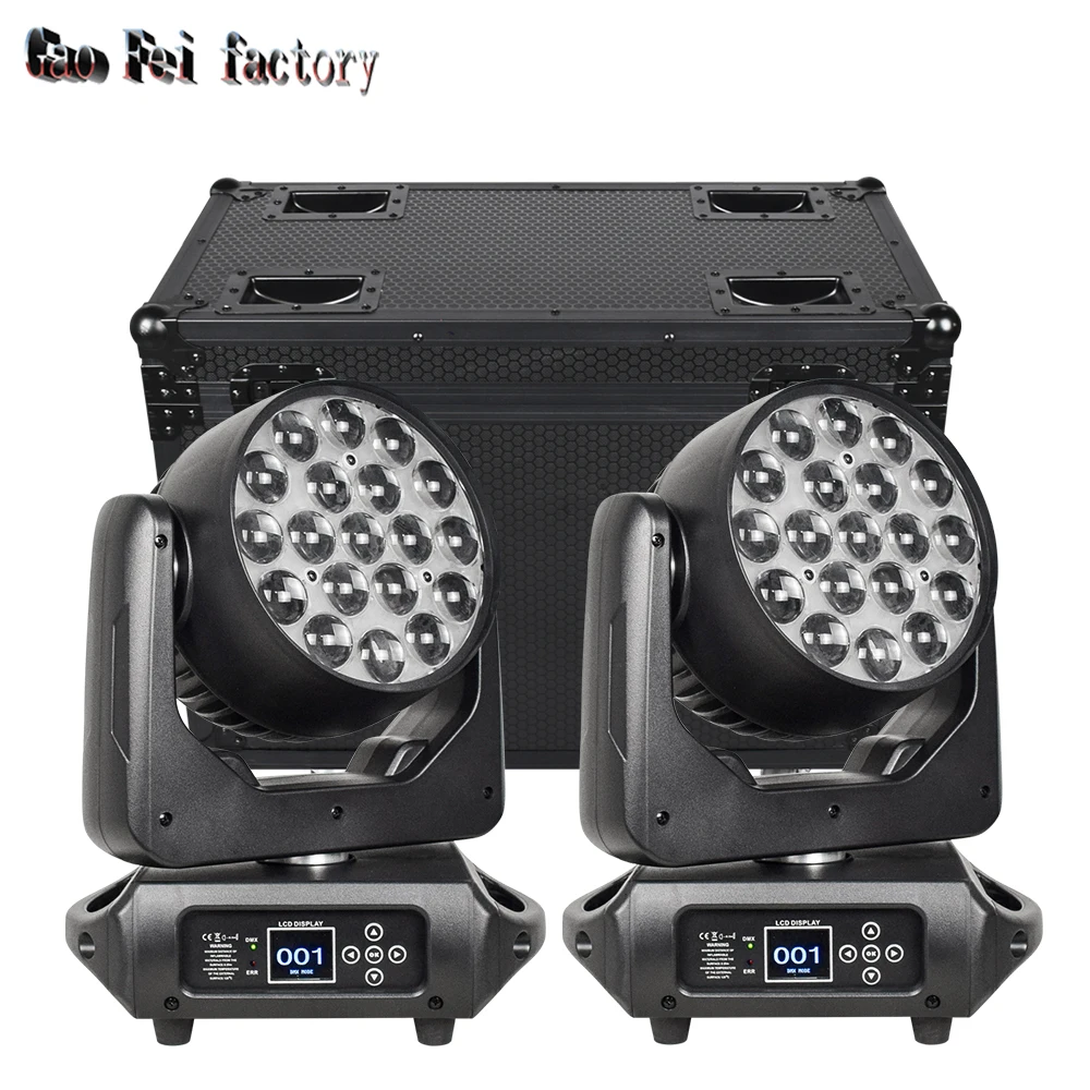 fly case em led 19x15w movendo a cabeca de luz rgbw em feixe de lavagem zoom para dj profissional palco boate 01