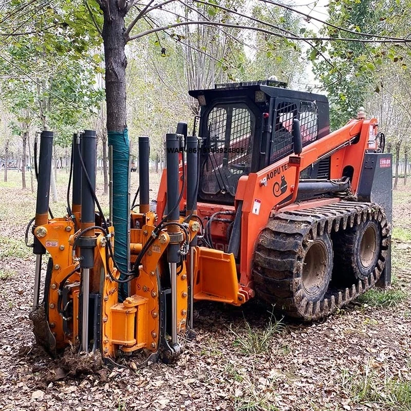 Transplanting Machine 1 Minute Dig 1  Dig in Skid Steer Loader Hydraulic  Digger  Spade for Excavators