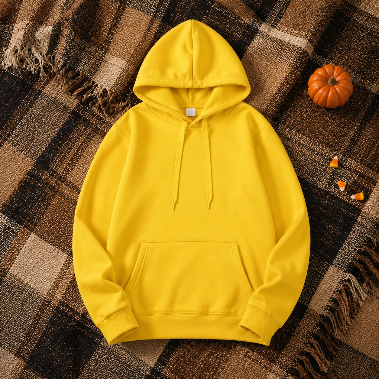 Unisex Light Fleece Hoodie Men Women Autumn Winter Casual Warm Pullover Sweatshirt Solid Color Pocket Multi Color Soft Top