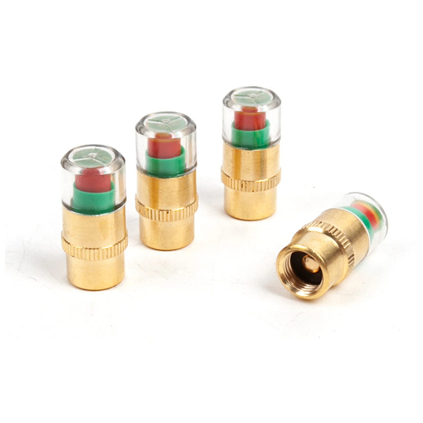 

Tire Pressure Sensor Green, Yellow, Red Tire Pressure Monitor Copper And Stainless Steel Material Direct Replacement Part