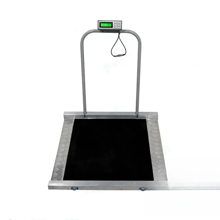 

100g/300kg Kg/lb Electronic Height Weight Digital Wheel Platform Scale