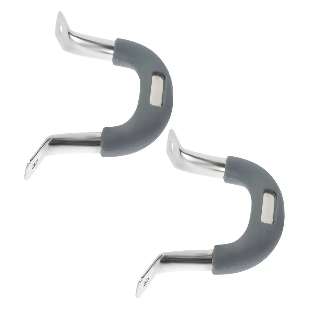 

2Pcs Anti-Scald Pot Handle Replacement Sturdy Stainless Steel Silicone Pan Side Handle for Kitchen Cookware Home Hotel