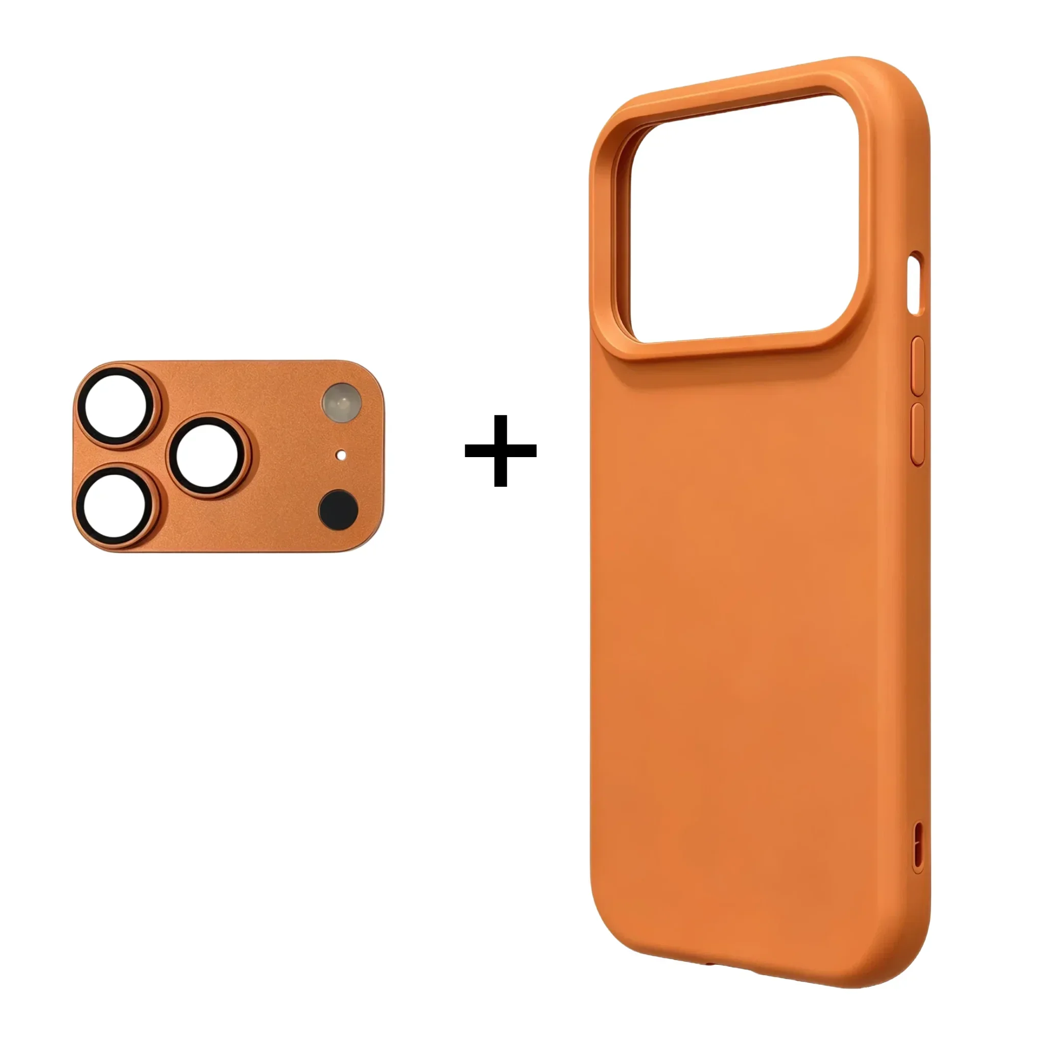 2-in-1 für iPhone 14 15 16 12 13 Pro Max, Umbau zu 18 17 Pro Max mit Kameraschutz, Silikon-Handyhülle, Metall-Objektivfolie – Detail 6